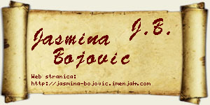 Jasmina Bojović vizit kartica